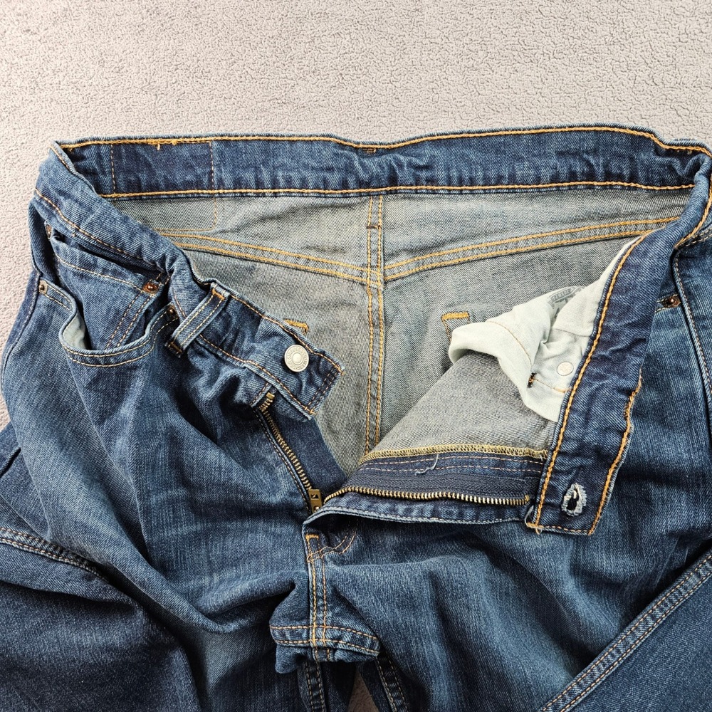 Levi's 511 Jeans Men's 36x30 Blue Denim Red Tab Streetwear Festival Straight Leg - Picture 13 of 15